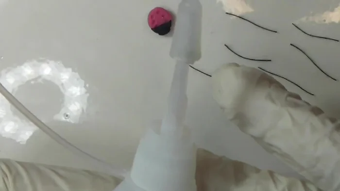 Trim legs to preferred length after glue is completely dry.