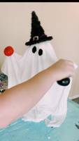 DIY Dollar Store Ghost Candy Holder: Spooky Cute Halloween Decor!