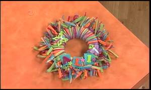 DIY T-Shirt Wreath: A Creative Upcycling Project