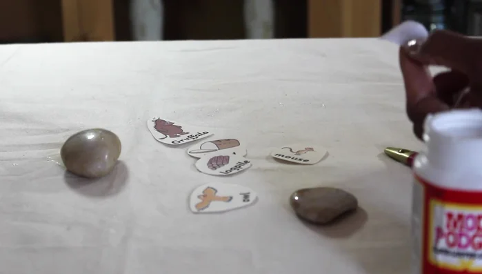 Apply a layer of Mod Podge over the image to seal it.