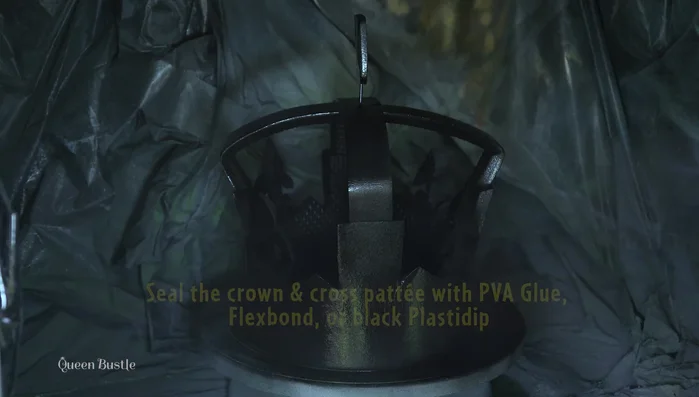 Paint the cross pieces silver or chrome.