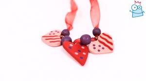 DIY Spotty Heart Necklace: A Simple Crafting Tutorial