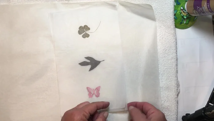 Let the wax paper cool completely to allow the wax to harden and seal the leaves.