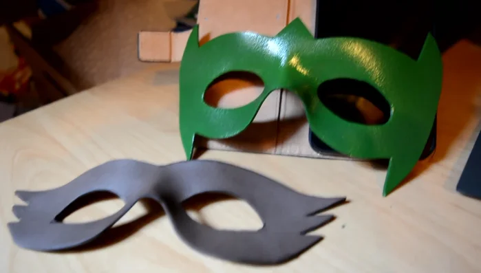 Once cool, decorate the mask as desired with paint or other embellishments.