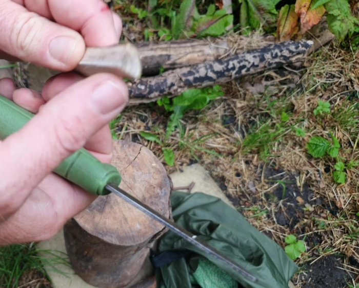 Round the corners: Create small V-cuts on the corners to round out the owl's face. This will be where the eyes will be.