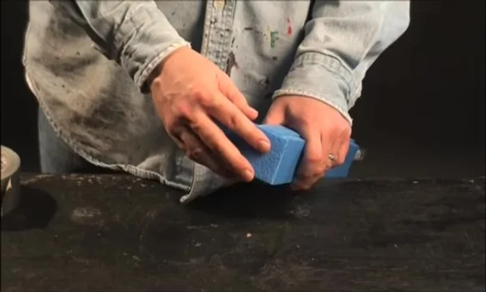 Cap the top of the foam box structure with additional foam and secure with duct tape.