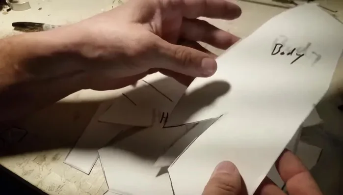 Transfer patterns onto foam and cut out pieces.