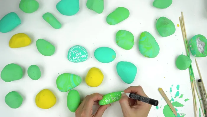 Hide your Kindness Rocks: Place your finished rocks in public areas to spread joy!