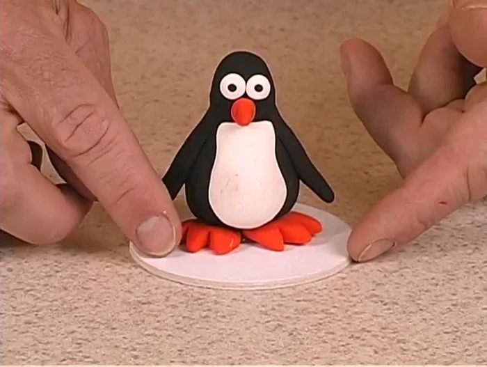 Add a white stand to the bottom (optional).