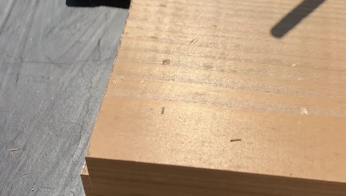 Mark and drill ventilation holes using a hand drill.