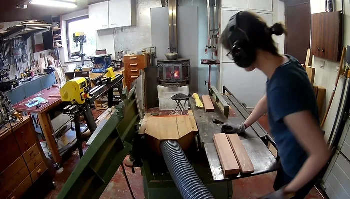 Sand the pieces smooth and shape them.