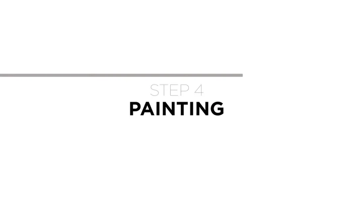 Paint the triangles with your chosen colors. Apply a second coat for brighter colors, especially for lighter shades.