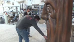 Fantasy Tree Sculpture: Polystyrene Carving & Fiberglass Finishing