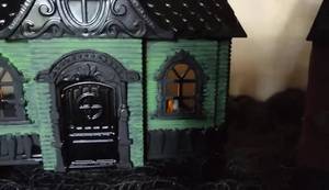 Transforming Dollar Store Dollhouses into Gothic Haunted Houses