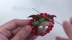 DIY Rudolph the Red-Nosed Reindeer Christmas Ornament: Polymer Clay Tutorial