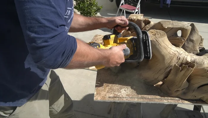 Display: Mount the sculpture on a prepared base (e.g., Buckeye burl piece).