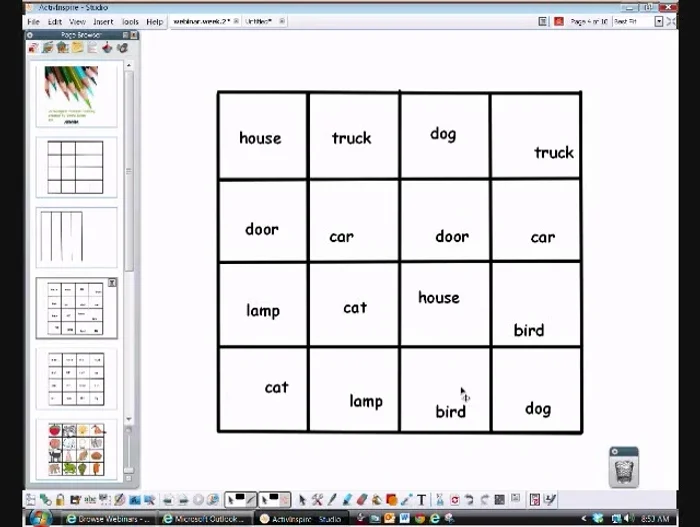 Add images on top of the words. Source images from your resources or other sources. Resize images as needed.