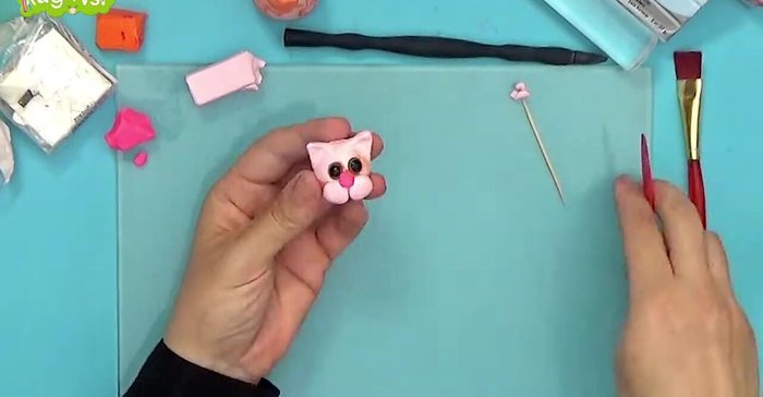 Create the mouth: Use a shaping tool or toothpick to create the mouth opening.