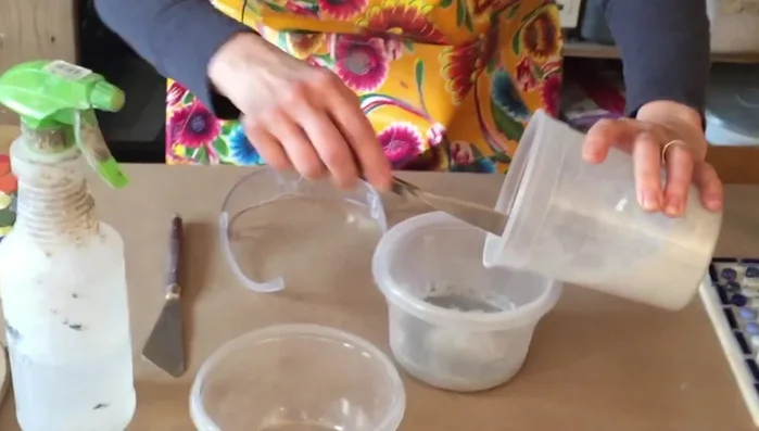 Buff and clean: Buff the surface with a dry rag to remove any remaining grout residue.