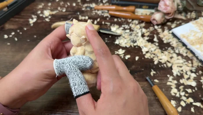 Apply wood stain (Walnut finish).