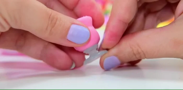 Assemble the milkshake/smoothie: Combine the clay pieces to create the desired milkshake or smoothie design.