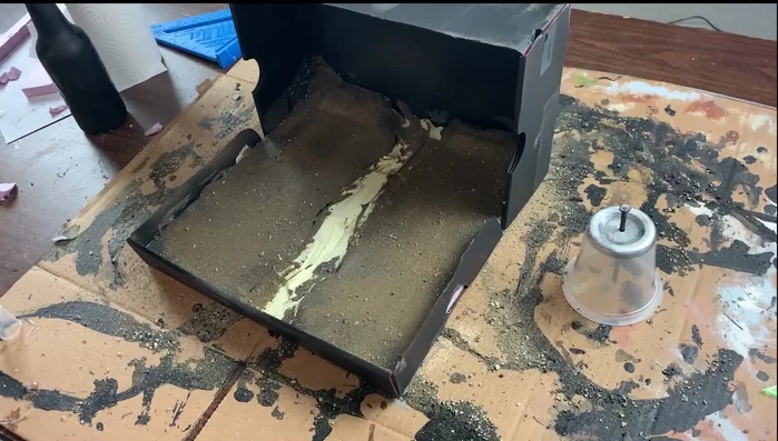 Let everything dry completely.