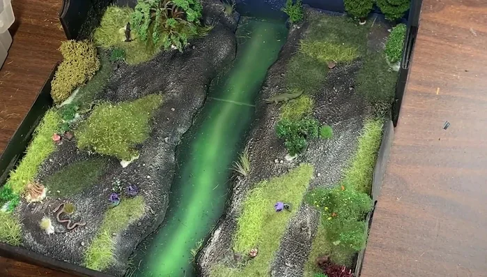 Add trees to create a forest canopy.