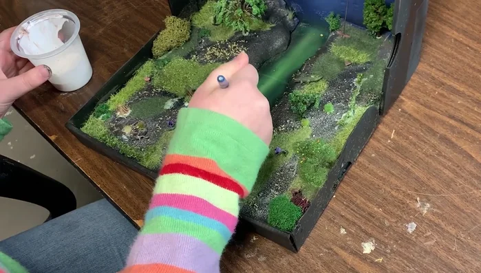 Allow everything to dry completely.