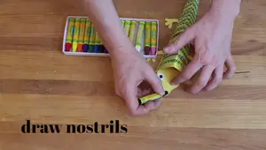 DIY Rolling Lizard Craft: Easy Origami-Inspired Project