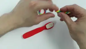 DIY Rainbow Toothpaste & Toothbrush Play-Doh Tutorial