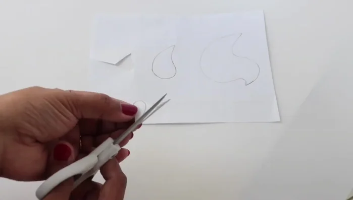 Cut out the bird template from a hard sheet.