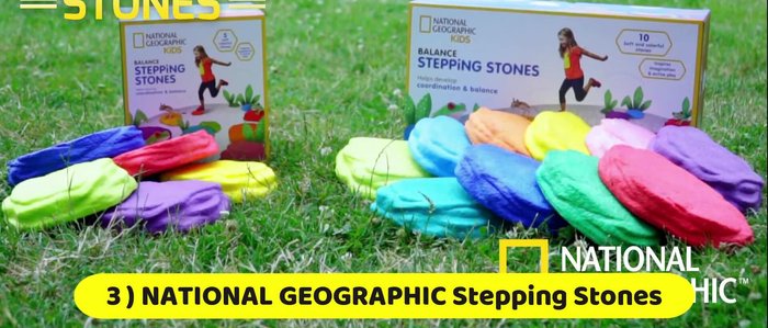 Explain how the stepping stones encourage coordination and motor skill development, allowing for different pathways.