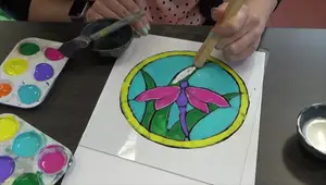 DIY Faux Stained Glass: A Simple, No-Drawing-Skills-Needed Tutorial