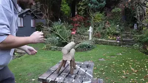 DIY Log Reindeer: A Festive & Easy Christmas Craft