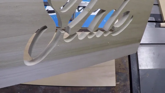 Sand down any rough edges or ridges after cutting (220 grit sandpaper).