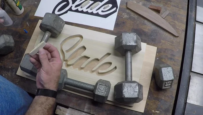 Let the glue dry completely.