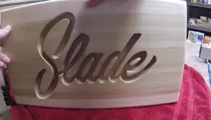 DIY Kid's Name Plaques: A Smooth, Fluid Cutting Technique