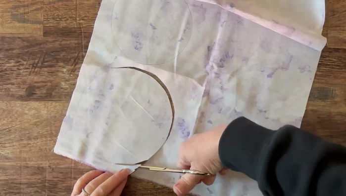 Cut out both circles for each butterfly (two circles per butterfly).