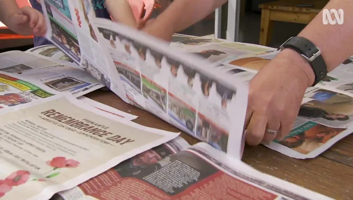 Apply masking tape to cover the drainage holes.