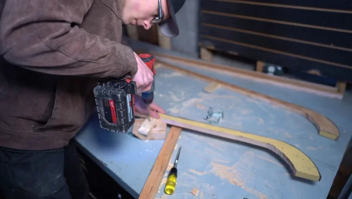 Drill holes in front for rope attachment.