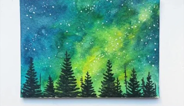 Apply base watercolor washes, using more water for lighter colors and less for darker shades.