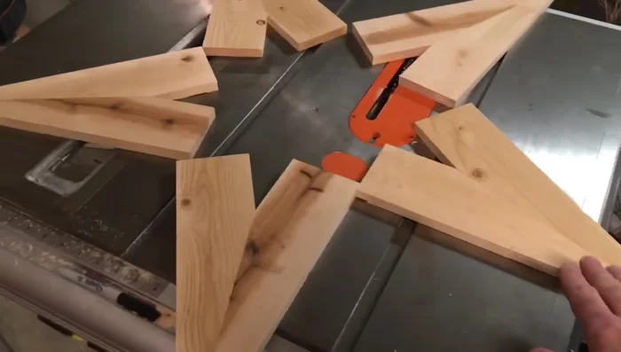 Flip pieces over, select the same side on each piece for pocket holes, and drill pocket holes on the backside.