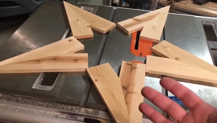 Flip pieces over, select the same side on each piece for pocket holes, and drill pocket holes on the backside.