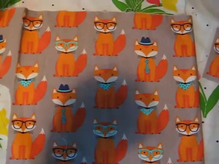 Cut out the fabric shapes again after applying the interfacing.