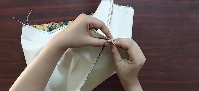 Turn right side out.