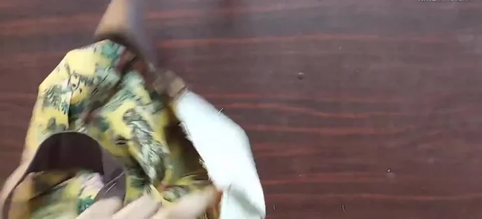 Turn right side out.