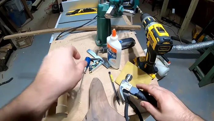 Sand down any uneven surfaces and apply varnish for a final finish.