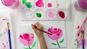 Easy Rose Painting for Kids: A Step-by-Step Guide