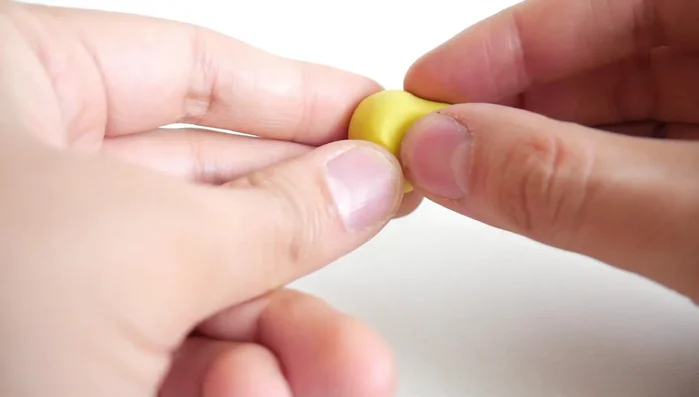 Attach the head to the neck.