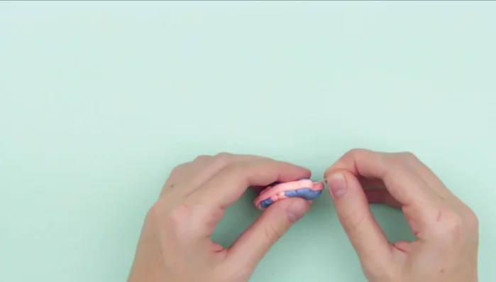 Bake the mitten for 8 minutes at 230°F.